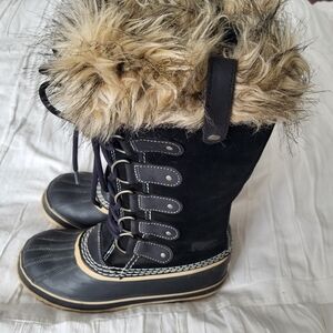 Sorel JOAN OF ARCTIC™ Women's Waterproof Boot In Black Suede